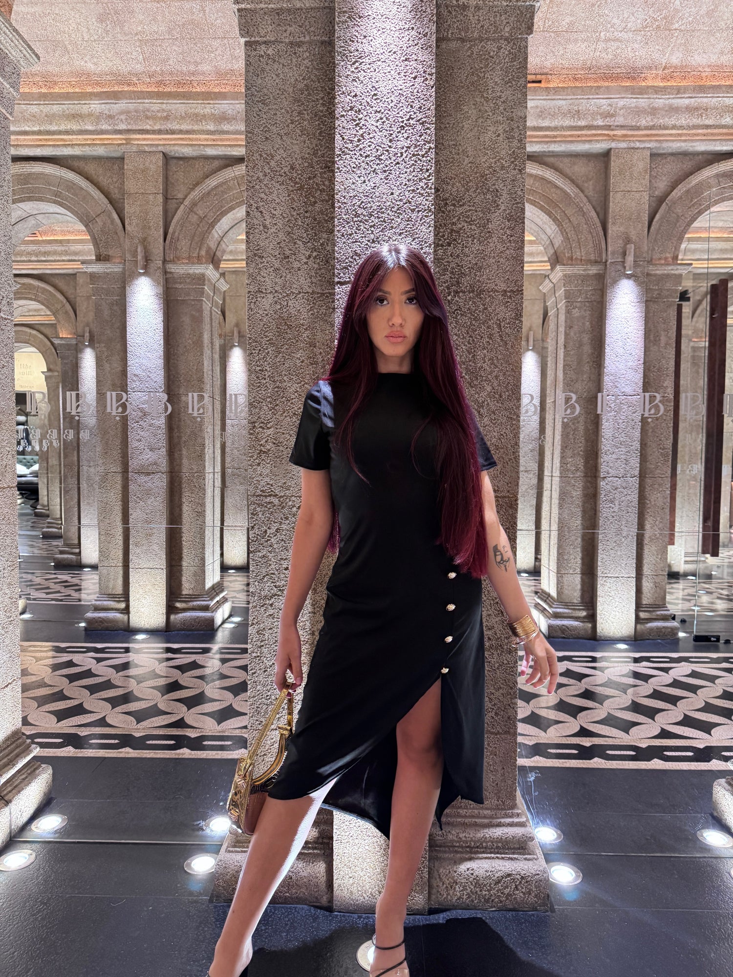 Robe Chemise Longue Noire Chic