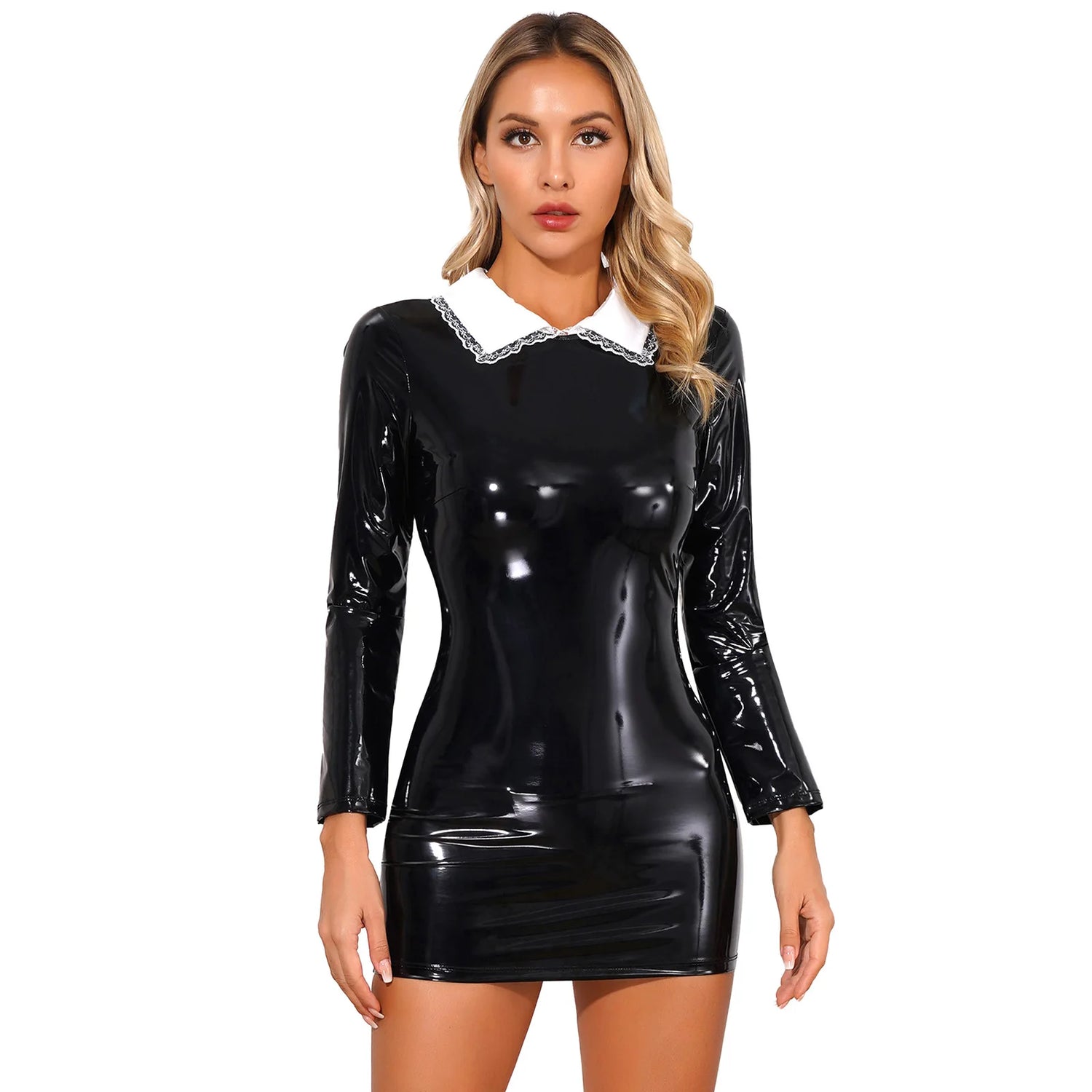 robe chemise noire