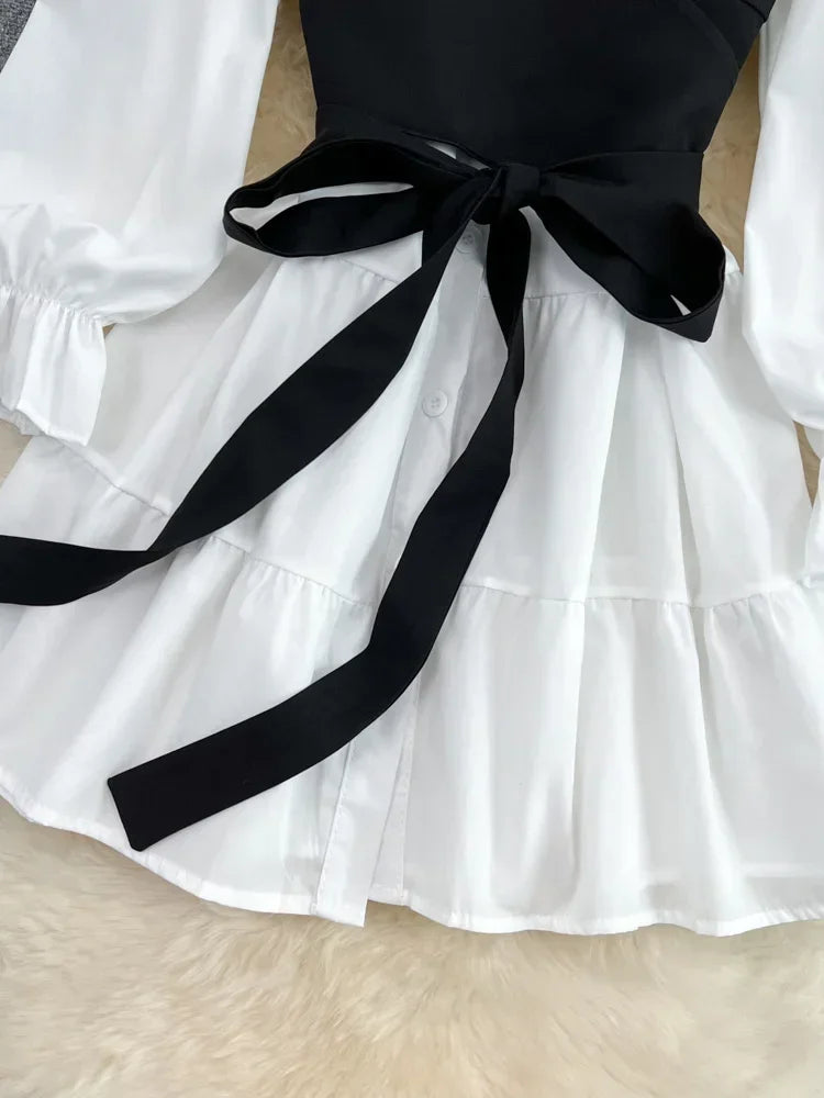 chemise robe patineuse