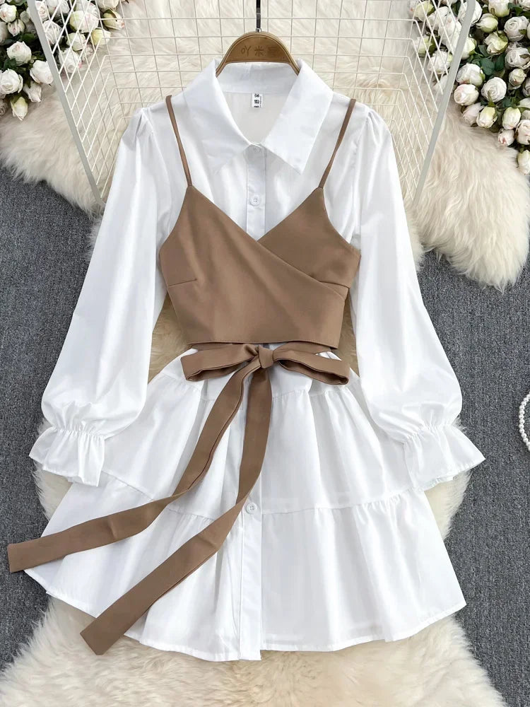 robe chemise patineuse