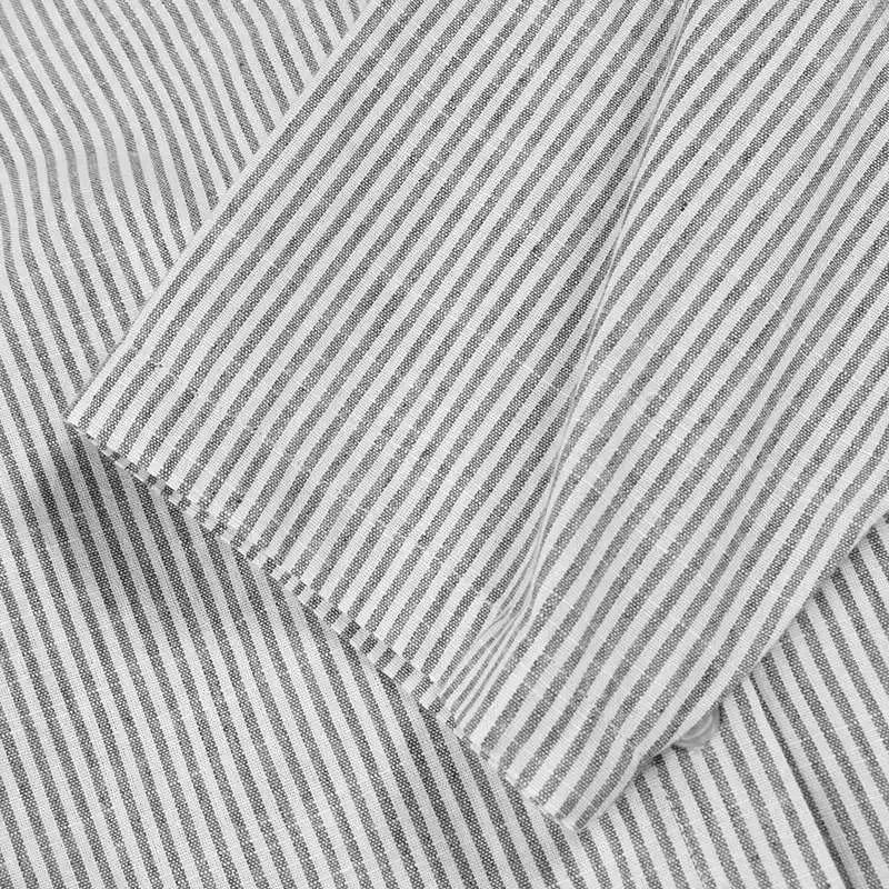 Robe Chemise Rayée Noir Et Blanc
