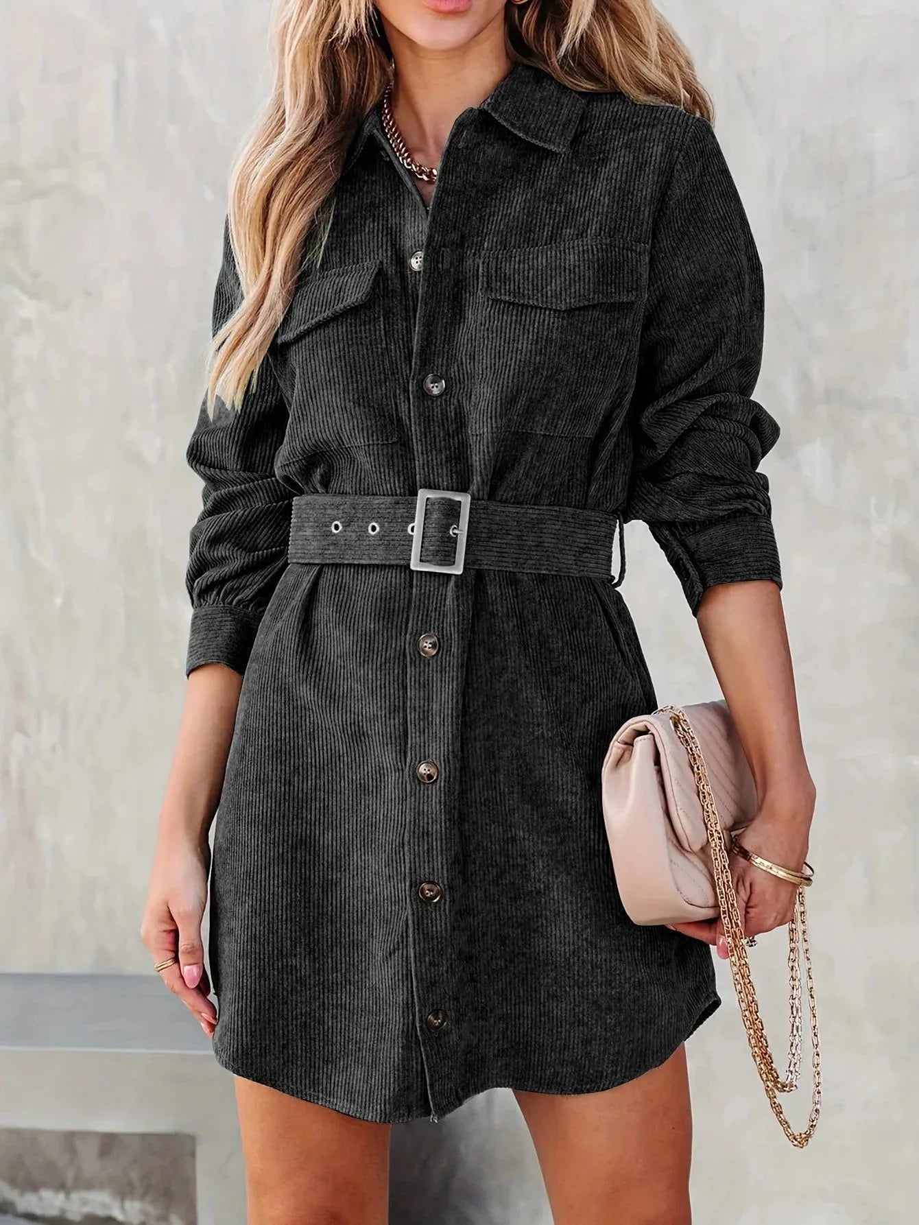 robe velours pour un look décontracté