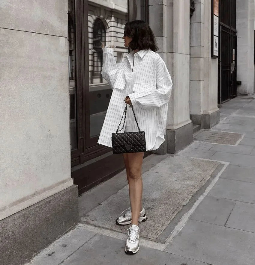 robe blanche décontractée