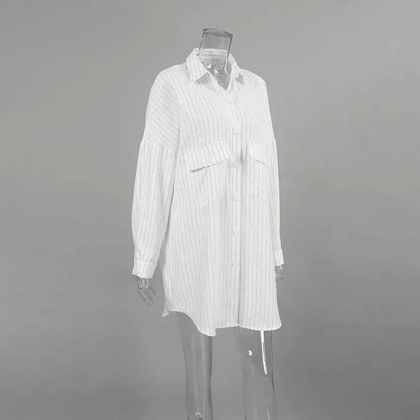 robe chemise blanche pour l'été
