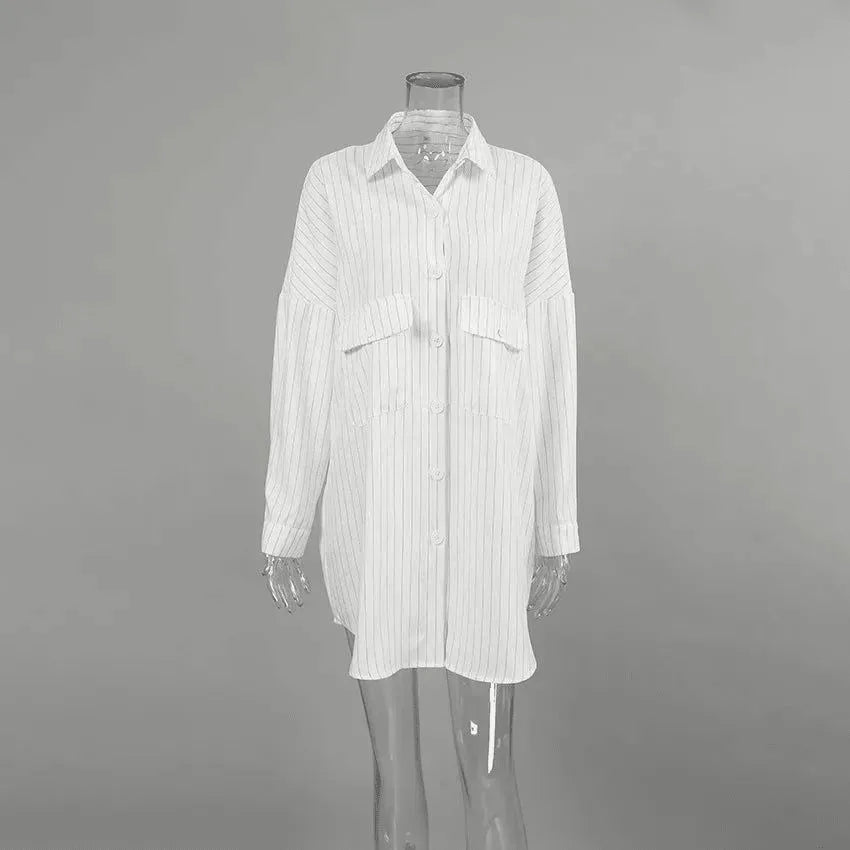robe chemise blanche style chic