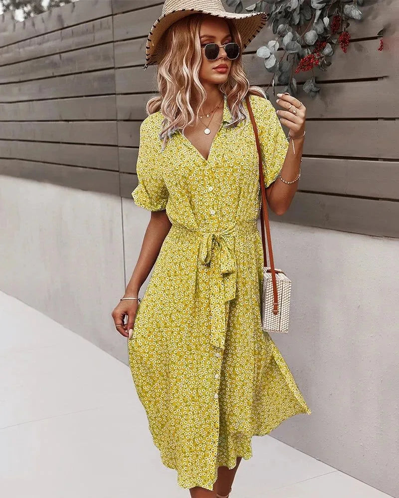 robe chemise élégante vintage