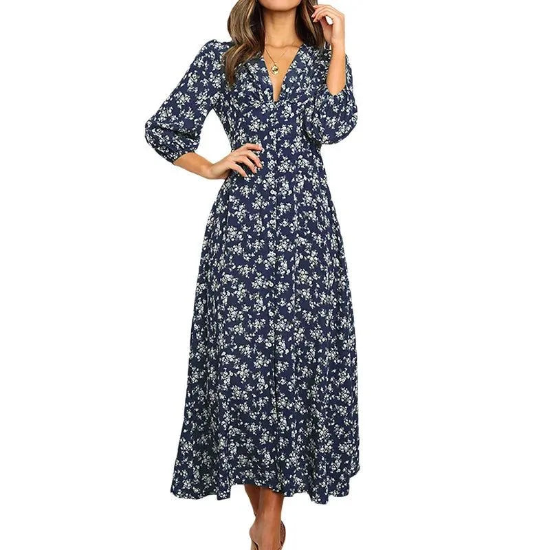 robe chemise avec motif floral