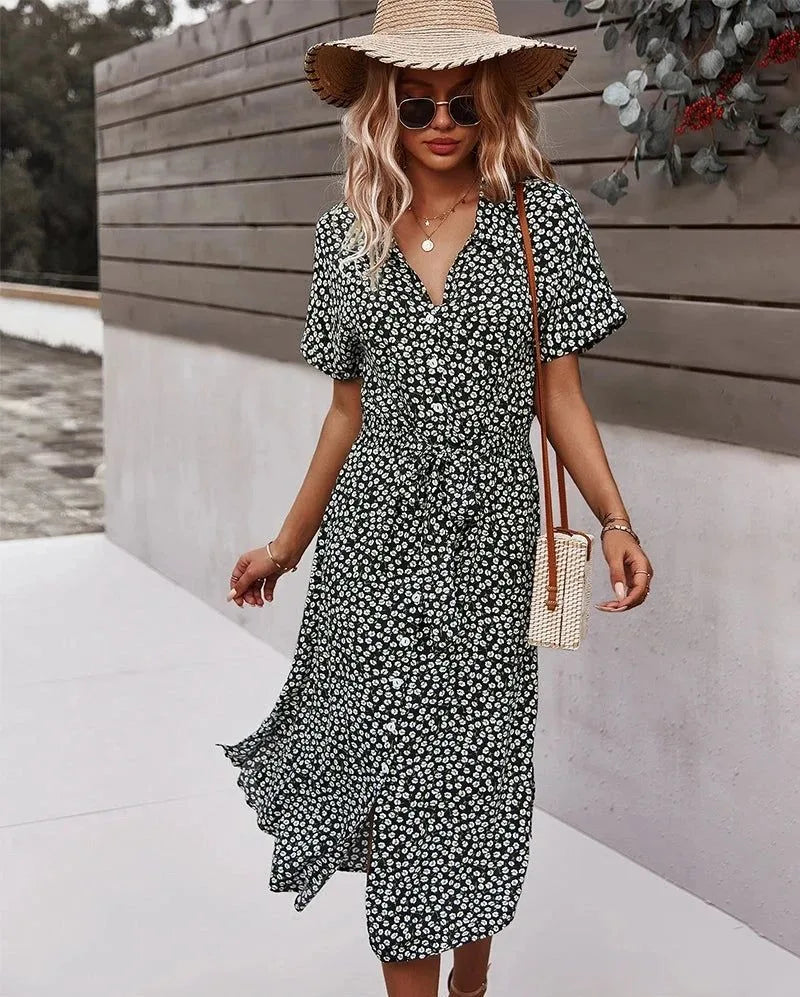 robe chemise cintrée vintage