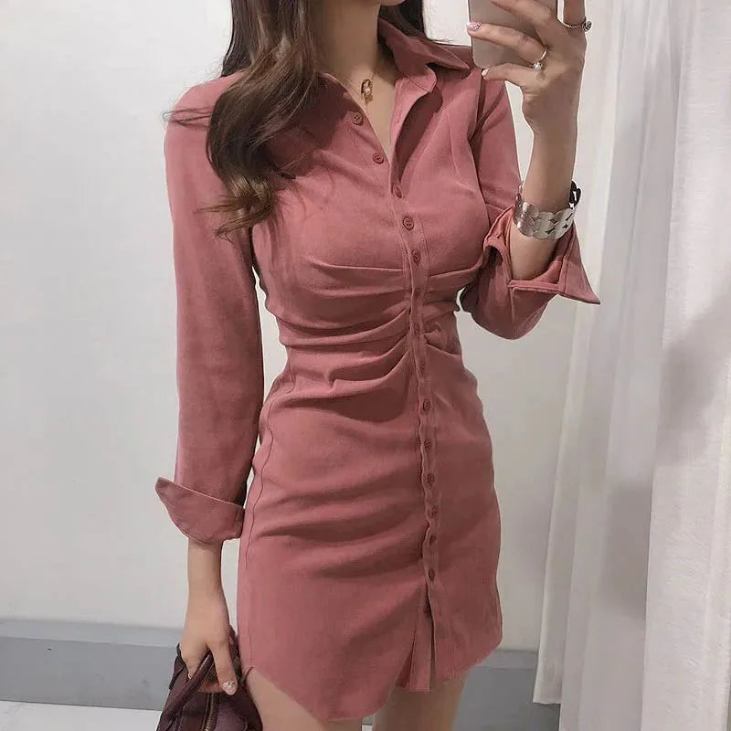 Robe Chemise Rose