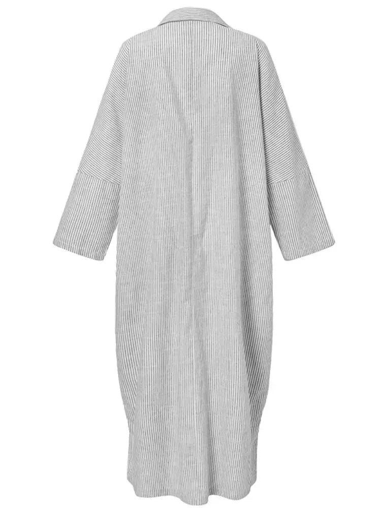 robe décontractée rayée